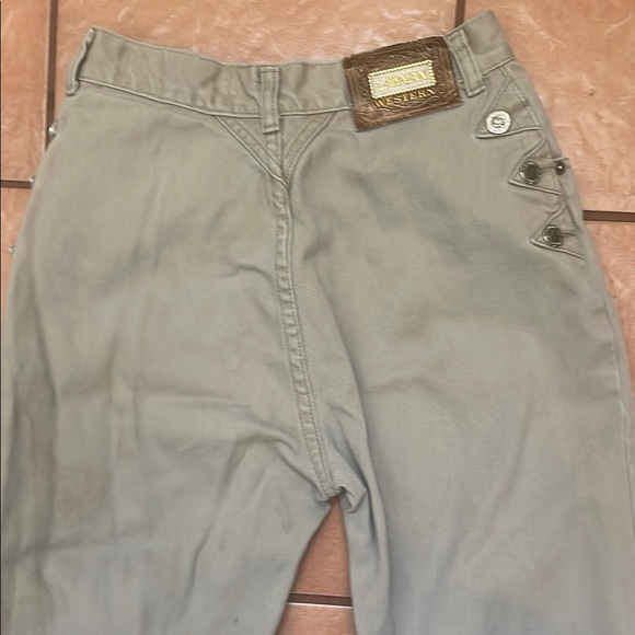 Lawman Western Khaki Jeans - Picture 9 of 10